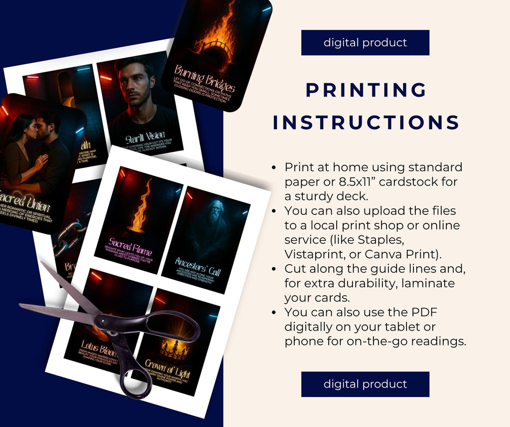 Life is a Movie Oracle Deck Printable Spiritual Deck