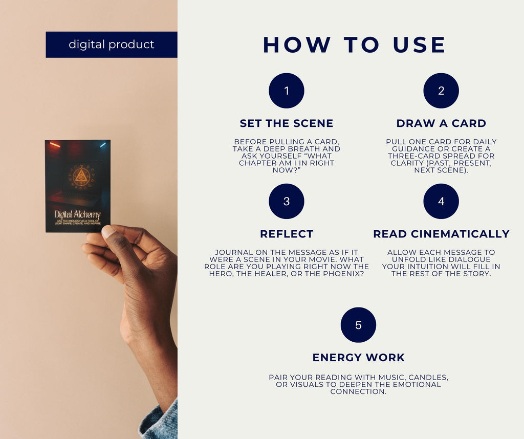 Life is a Movie Oracle Deck Printable Spiritual Deck