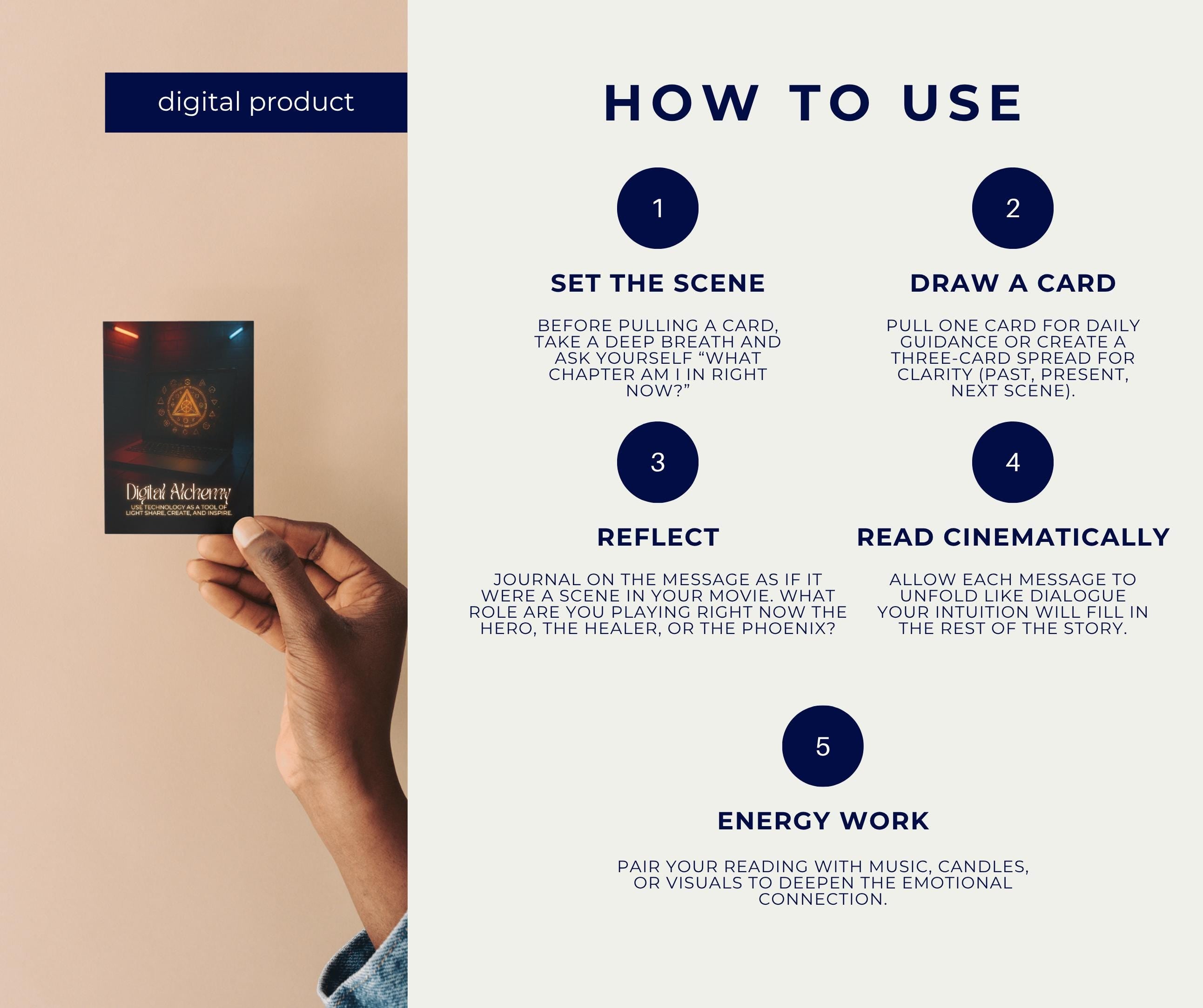 Life is a Movie Oracle Deck Printable Spiritual Deck