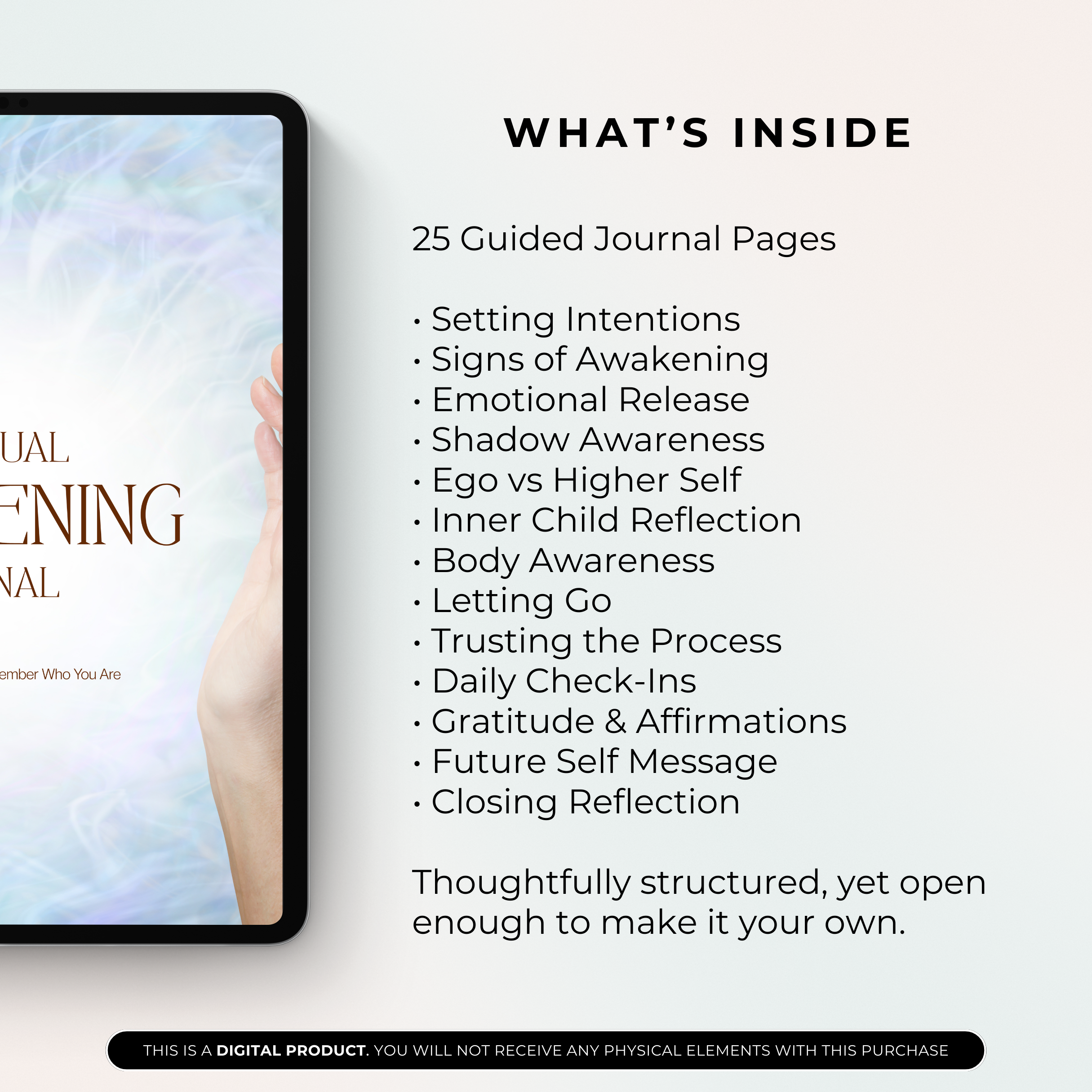 Spiritual Awakening Journal (Digital Download)