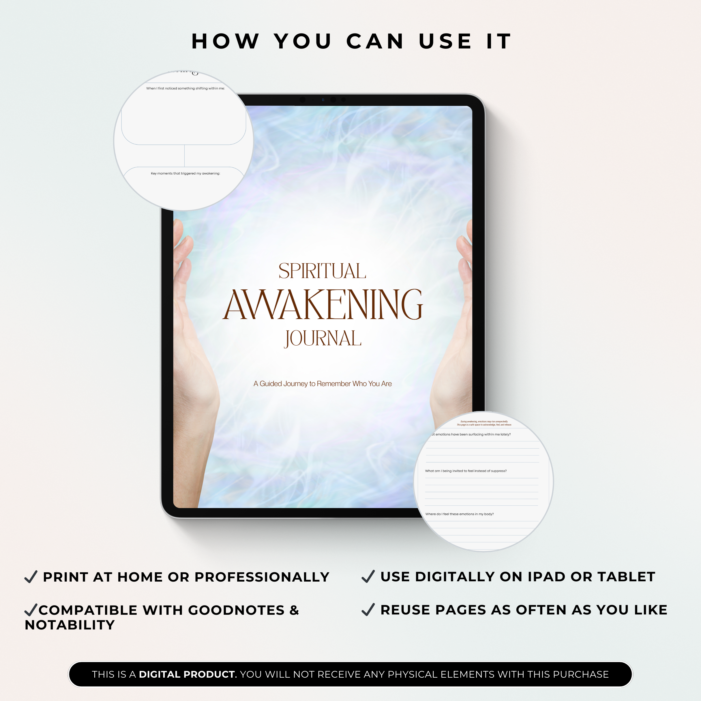 Spiritual Awakening Journal (Digital Download)