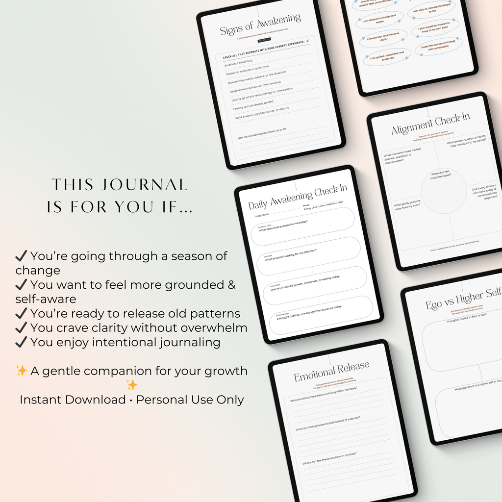 Spiritual Awakening Journal (Digital Download)