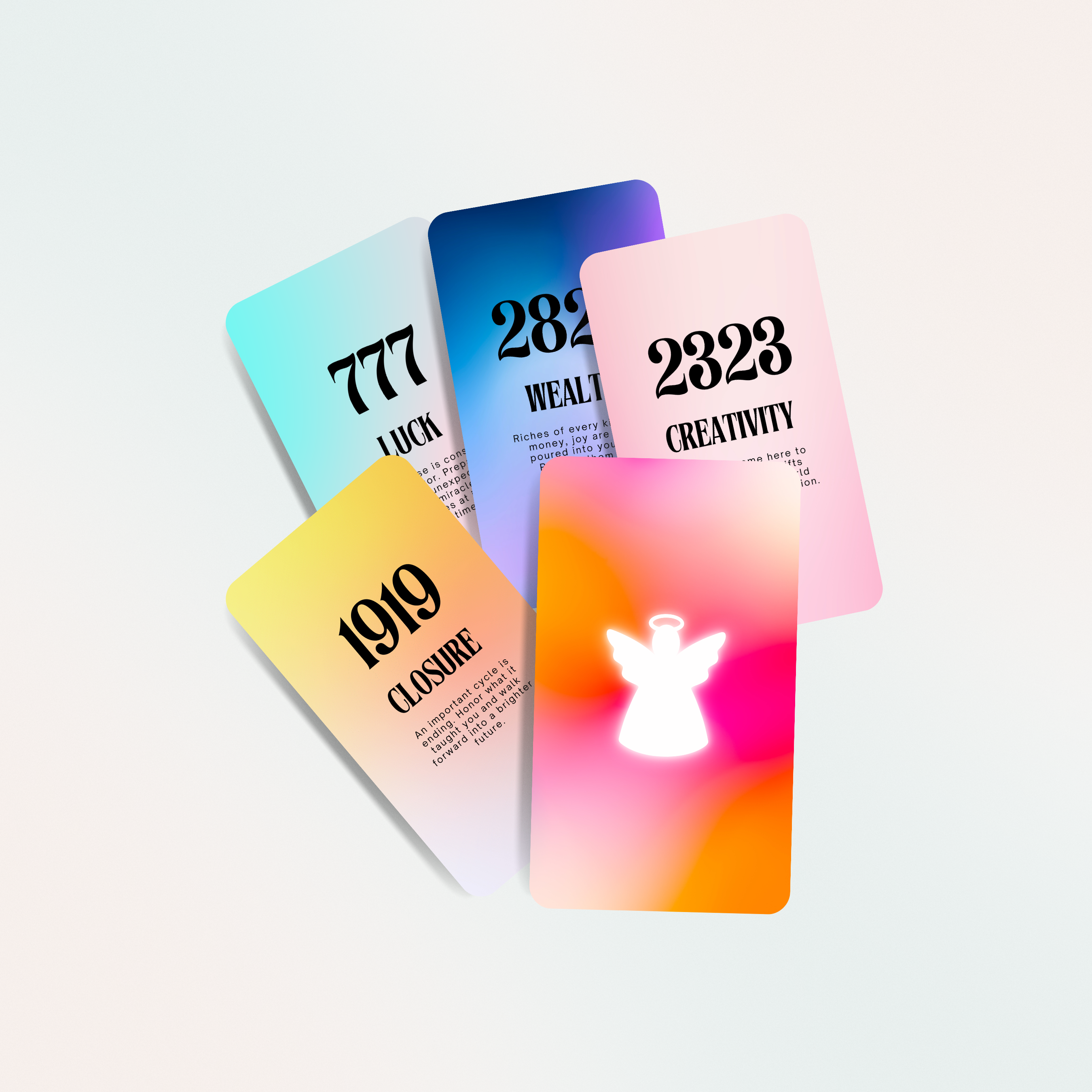 Angel Number Affirmation Cards: Printable Oracle Deck (PDF Download)