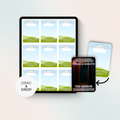 Editable Oracle Card Design Template – Upright & Reversed Meanings