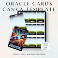 DIY Oracle Card Template: 50 Editable Canva Designs (Digital Download)