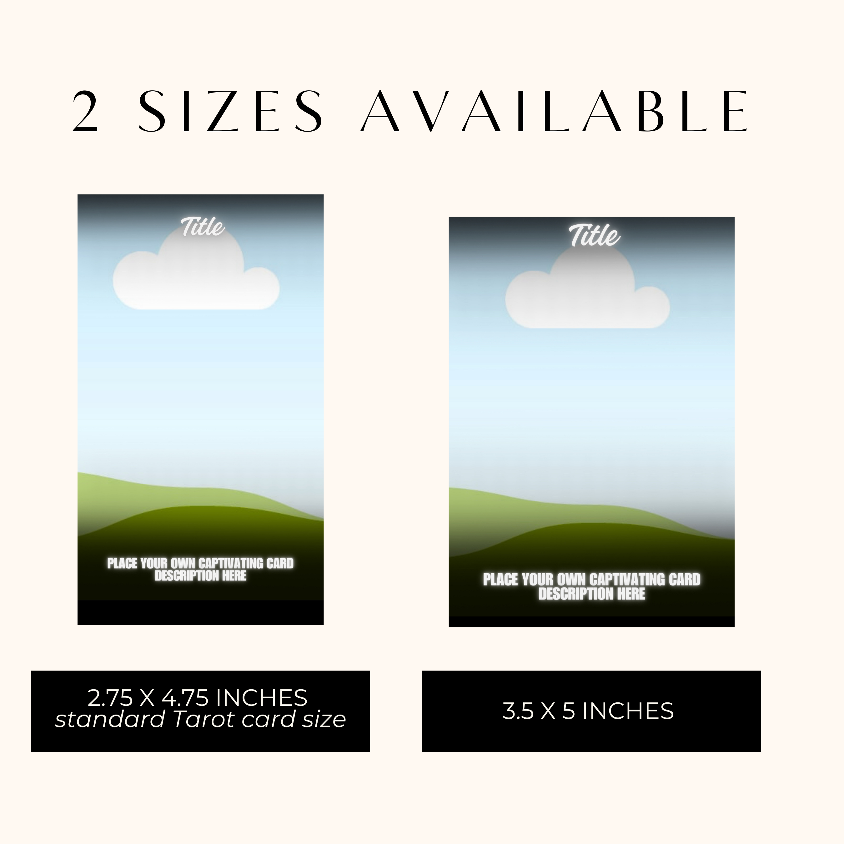 DIY Oracle Card Template: 50 Editable Canva Designs (Digital Download)