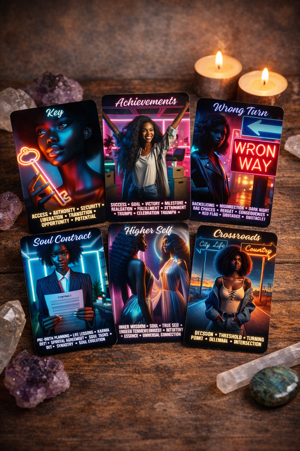 Vibrant Souls Vol. 1: Modern Messages of Spirit, Truth, & Empowerment Oracle Deck