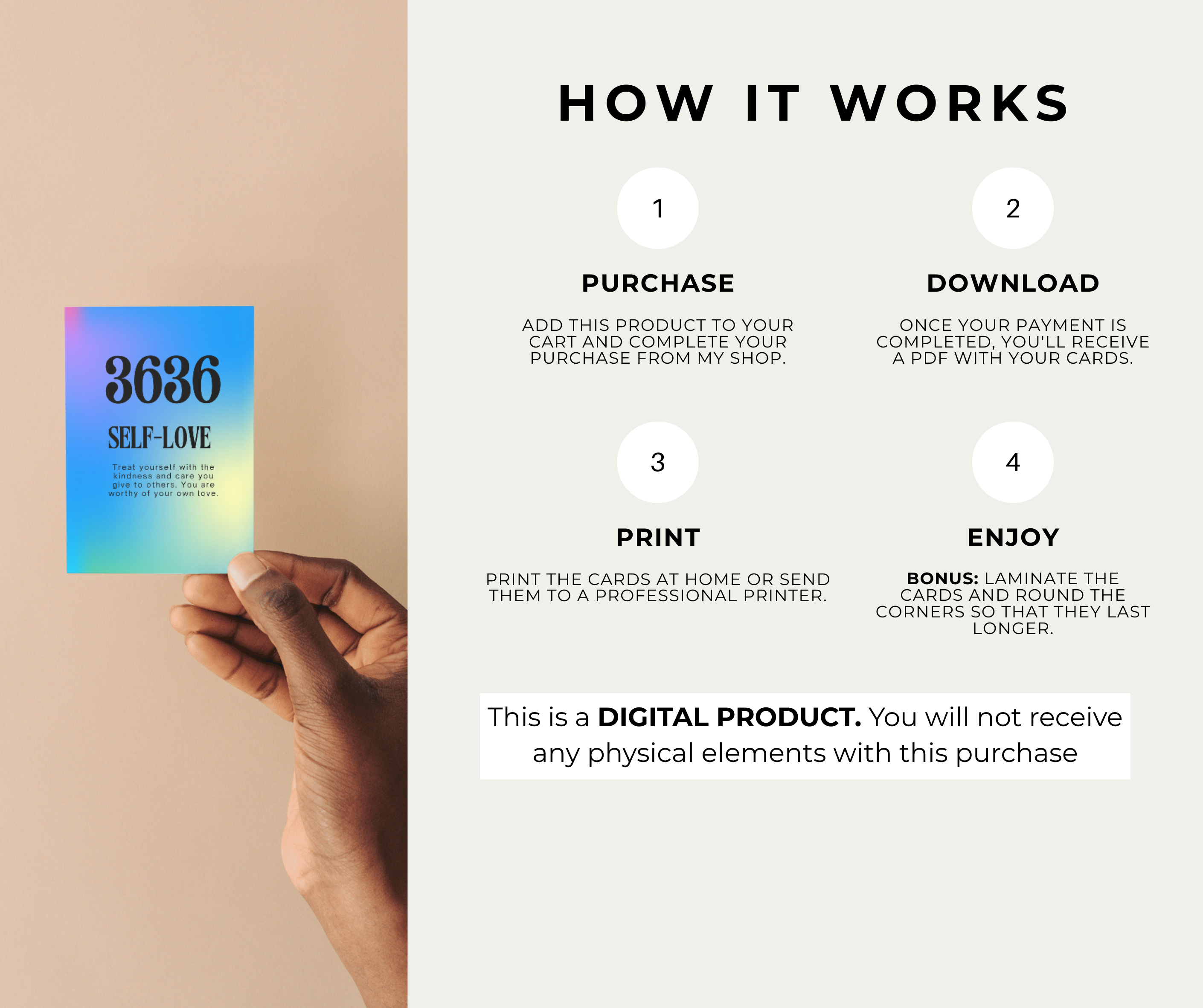 Angel Number Affirmation Cards: Printable Oracle Deck (PDF Download)