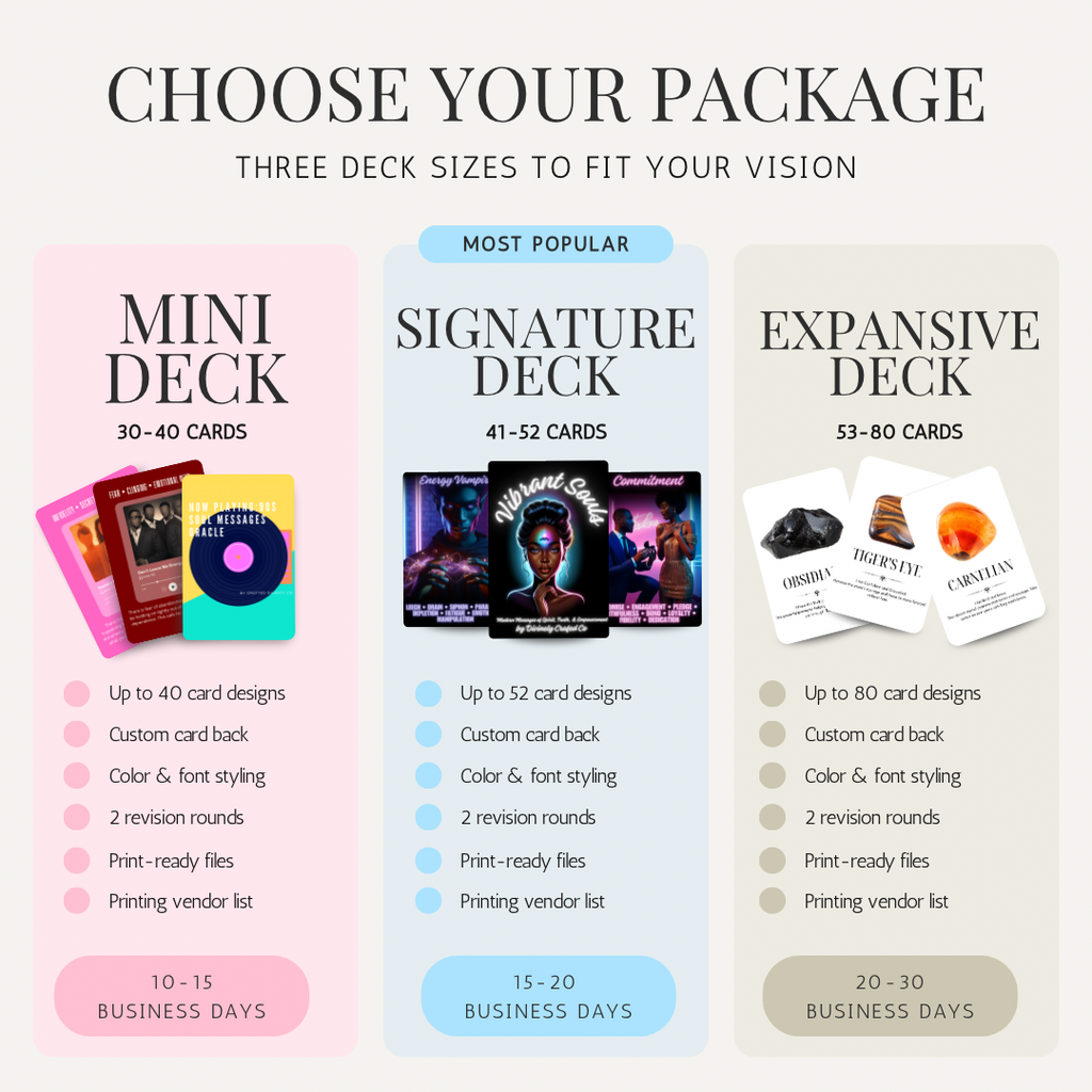 Custom Oracle Deck Design